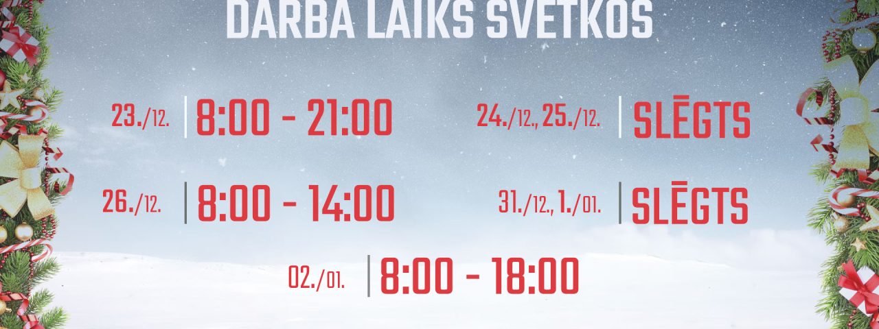 Darba laiks svētku periodā